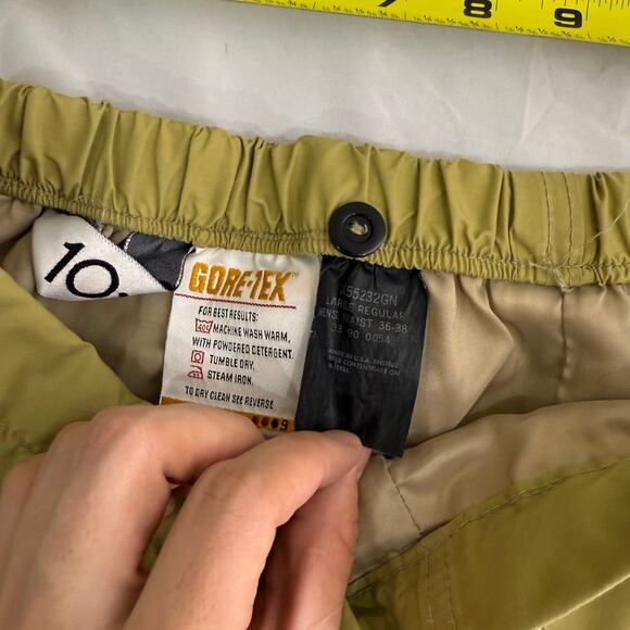 10X Pants Men 36-38 Beige Performance Gore-Tex Outdoors Work Barn Golf Hike - Picture 7 of 10